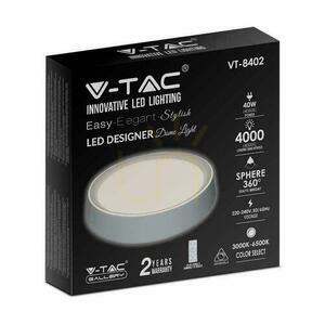 Ceiling Plafond V-TAC 40W LED Pilot CCT fi.400 VT-8402 3000K-6500K 4000lm. small 1