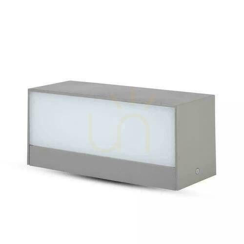 Check V-TAC 12W LED Wall Luminaire Top Down Gray IP65 VT-8057 4000K 1150lm
