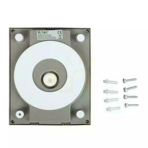 V-TAC 12W LED wall luminaire IP65 Grey VT-822 4000K 1350lm small 3