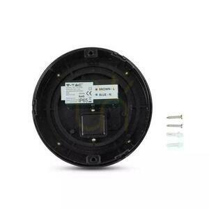 V-TAC 12W LED Wall Luminaire IP65 Black Round VT-827 4000K 1155lm small 4