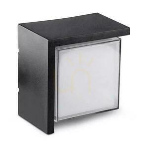 V-TAC 12W LED Wall Luminaire IP65 Black Square VT-827 3000K 1160lm small 6