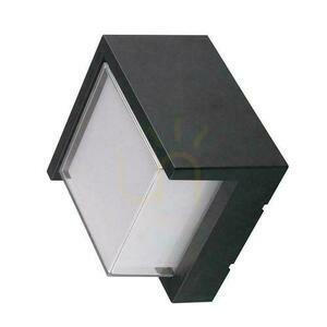 V-TAC 12W LED Wall Luminaire IP65 Black Square VT-827 3000K 1160lm small 0