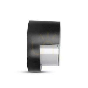 V-TAC VT-831 LED facade wall light 7 W, 610 lm, 3000 K, IP65, black round small 1