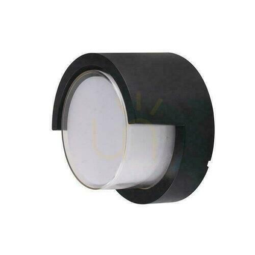 Check V-TAC VT-831 LED facade wall light 7 W, 610 lm, 3000 K, IP65, black round