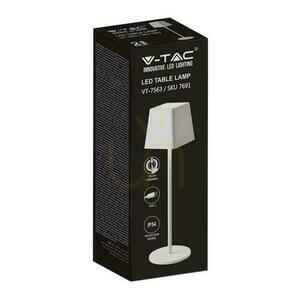 V-TAC 2W LED Charging Dimmable Nightstand Lamp IP54 White VT-7563 3000K 200lm. small 5