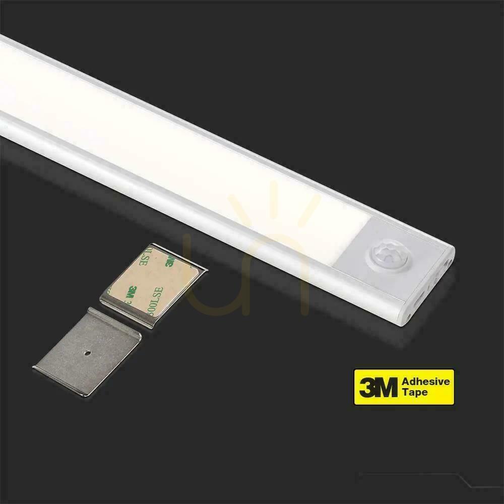 Display V-TAC 1.5W LED under-cabinet luminaire Silver Motion Sensor USB Charging 30cm VT-814 4000K 110lm V-TAC 1.5W LED under-cabinet luminaire Silver Motion Sensor USB Charging 30cm VT-814 4000K 110lm