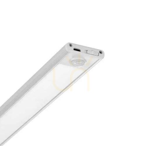 Check V-TAC 1.5W LED under-cabinet luminaire Silver Motion Sensor USB Charging 30cm VT-814 4000K 110lm