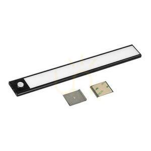V-TAC 2W LED under-cabinet luminaire Black Motion sensor USB charging 40cm VT-8142 3000K 160lm small 8
