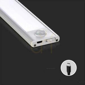 V-TAC 2.5W LED under-cabinet luminaire Silver Motion Sensor USB Charging 60cm VT-8143 3000K 260lm 2 V-TAC 2.5W LED under-cabinet luminaire Silver Motion Sensor USB Charging 60cm VT-8143 3000K 260lm small 2