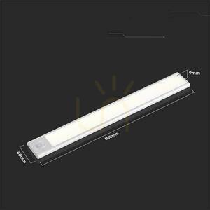 V-TAC 2.5W LED under-cabinet luminaire Silver Motion Sensor USB Charging 60cm VT-8143 3000K 260lm 5 V-TAC 2.5W LED under-cabinet luminaire Silver Motion Sensor USB Charging 60cm VT-8143 3000K 260lm small 5