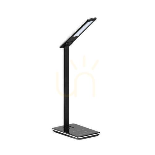 Check V-TAC 4W 3in1 Induction Color Change Desk Lamp Black VT-7405 3000K-6500K 500lm