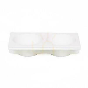 V-TAC 2xGU10 Gypsum Ceiling Luminaire White 190x100 VT-11002 3 Years Warranty small 2