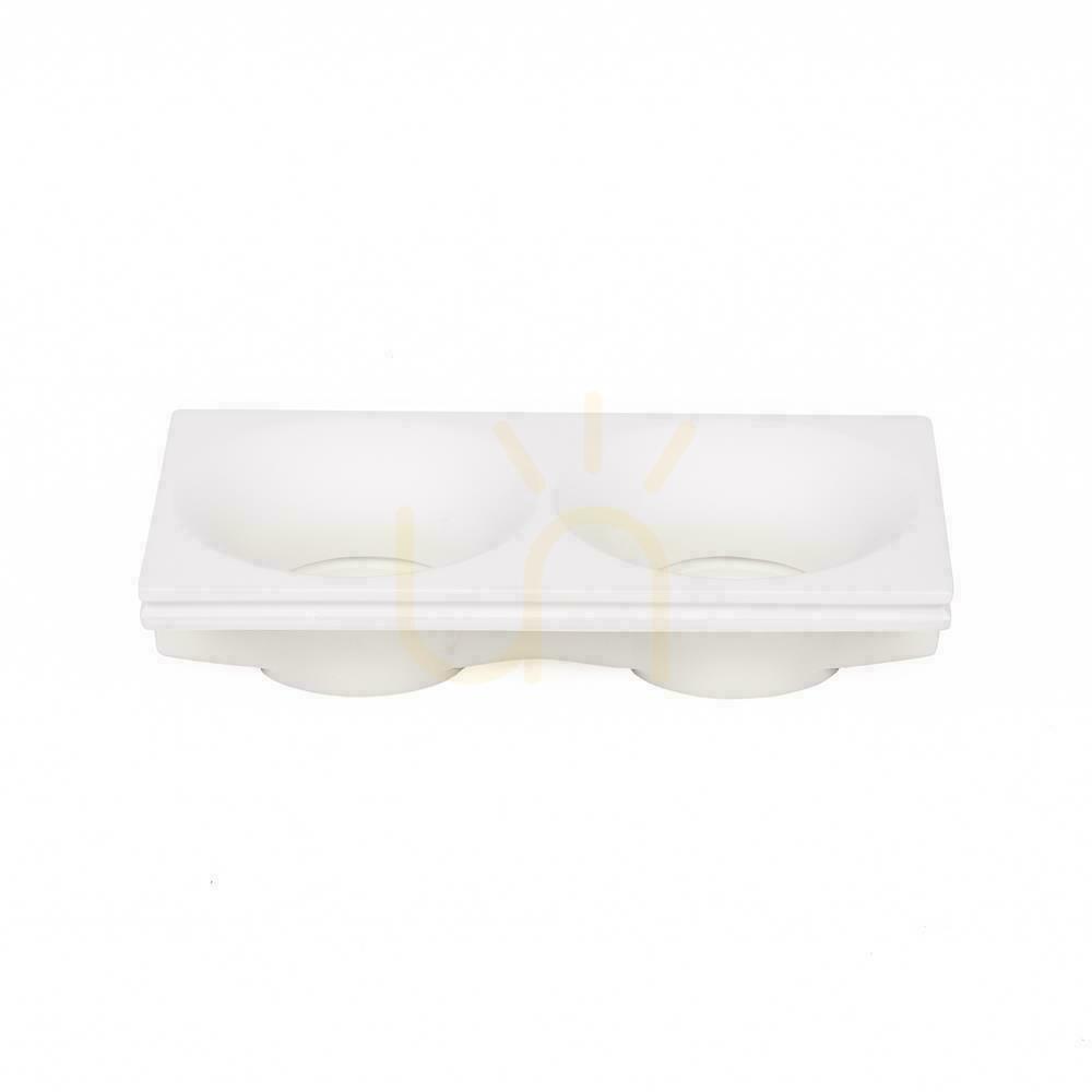 View V-TAC 2xGU10 Gypsum Ceiling Luminaire White 190x100 VT-11012 3 Years Warranty V-TAC 2xGU10 Gypsum Ceiling Luminaire White 190x100 VT-11012 3 Years Warranty