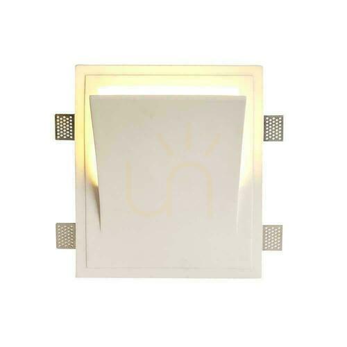 Check V-TAC Gypsum Luminaire Wall Mount E14 White 255x315 VT-11004 3 Years Warranty