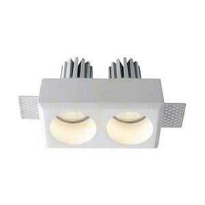 V-TAC VT-11011 Gypsum Recessed Ceiling Fitting 2×GU10 White 150×80 mm small 0
