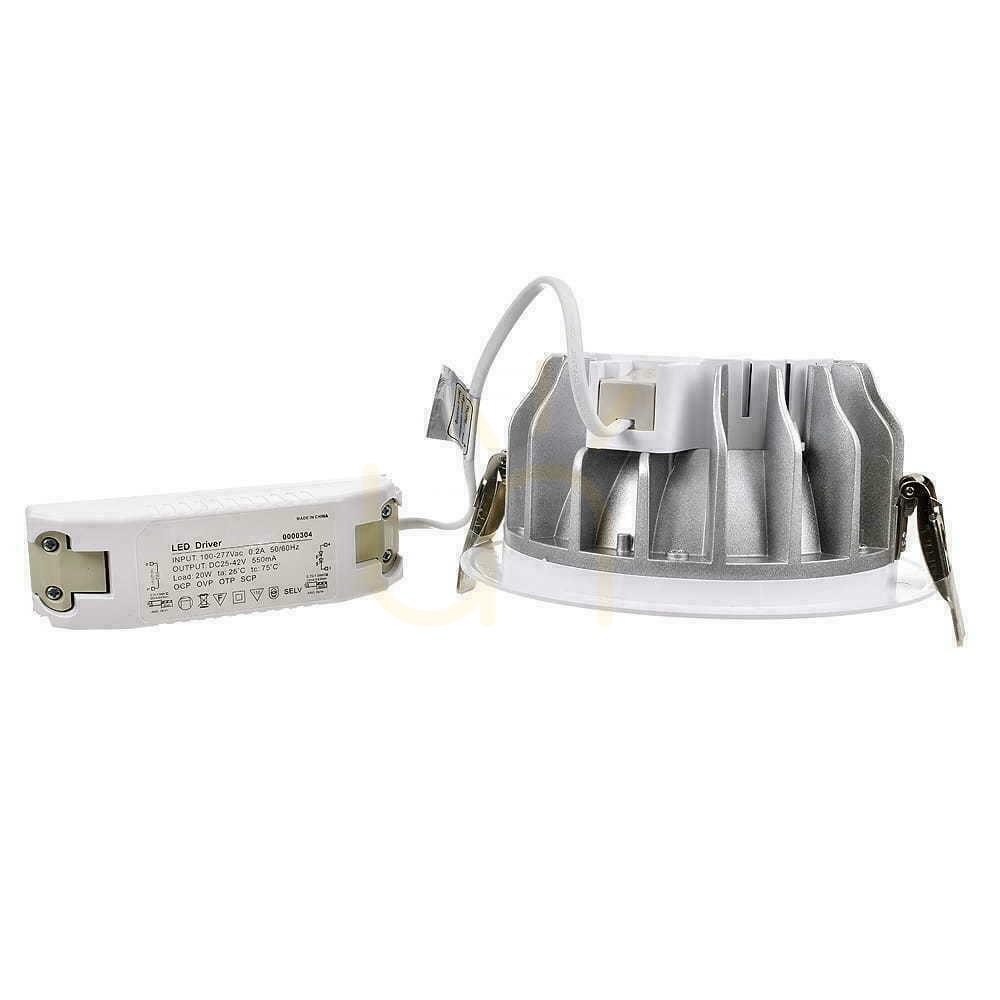 View LED V-TAC 40W COB Downlight 120Lm/W VT-26451 6000K 4200lm. LED V-TAC 40W COB Downlight 120Lm/W VT-26451 6000K 4200lm.