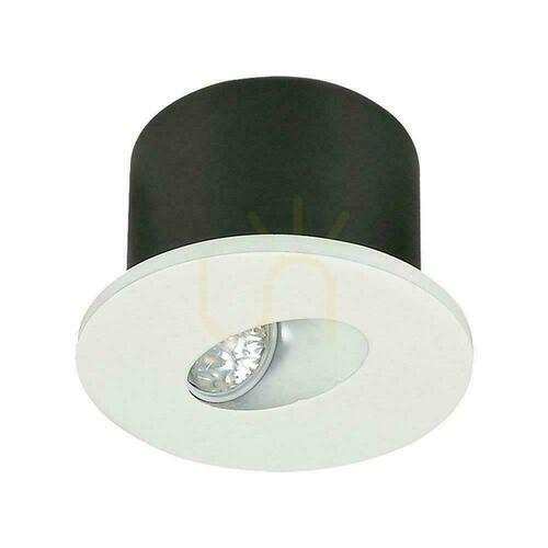 Check 3W LED V-TAC Stair Luminaire Round White 230V VT-1109 3000K 270lm