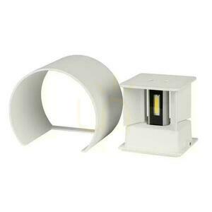 Wall Luminaire 6W V-TAC Top Bottom Adjustable White Round IP65 Bridgelux VT-756-W 3000K 700lm small 5
