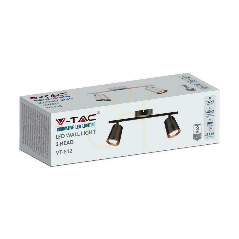 View V-TAC 10W LED Ceiling strip luminaire White VT-812 3000K 960lm 3 Years Warranty V-TAC 10W LED Ceiling strip luminaire White VT-812 3000K 960lm 3 Years Warranty