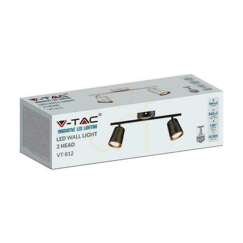 Check V-TAC 10W LED Ceiling strip luminaire White VT-812 4000K 960lm 3 Years Warranty