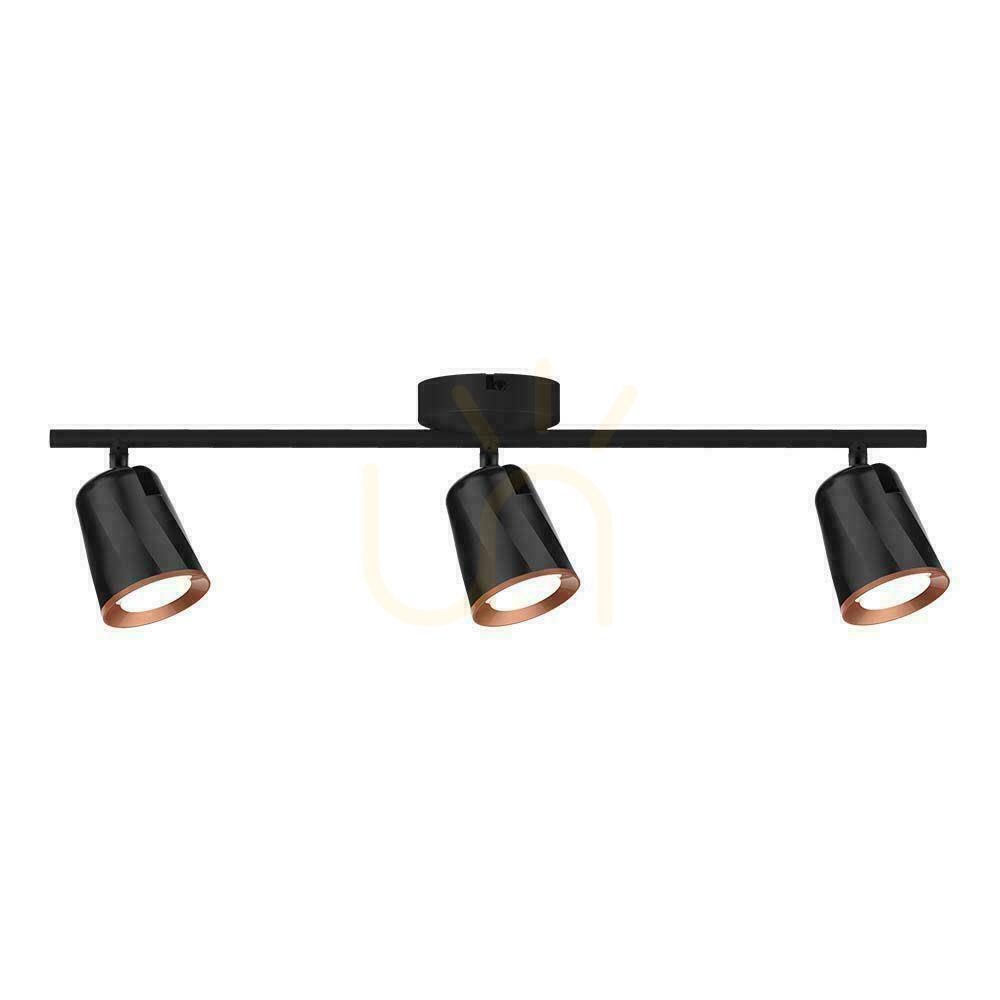 View V-TAC 15W LED Ceiling strip luminaire Black VT-818 3000K 1620lm 3 Years Warranty V-TAC 15W LED Ceiling strip luminaire Black VT-818 3000K 1620lm 3 Years Warranty