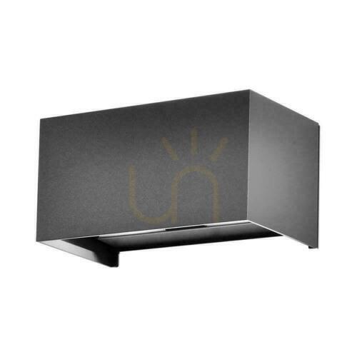 Check V-TAC 24W LED Wall Luminaire Top Bottom IP65 Grey VT-8125 3000K 2720lm