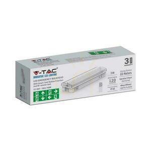 V-TAC 3W LED Emergency Evacuation Luminaire 4 pictograms, TEST button, RF Control VT-997 6400K 120lm 3 Years Warranty small 2