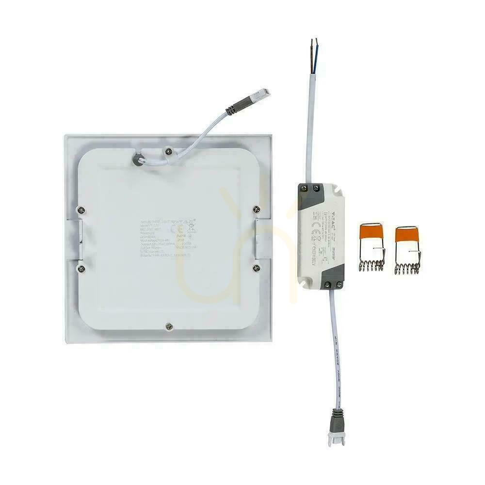 Show V-TAC Premium LED Downlight Panel 12W Square 170x170 VT-1207 6400K 1160lm V-TAC Premium LED Downlight Panel 12W Square 170x170 VT-1207 6400K 1160lm