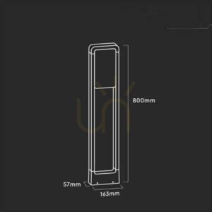 V-TAC 10W LED SAMSUNG CHIP Garden Pole Black IP65 80cm VT-33 4000K 650lm 3 Years Warranty 2 V-TAC 10W LED SAMSUNG CHIP Garden Pole Black IP65 80cm VT-33 4000K 650lm 3 Years Warranty small 2