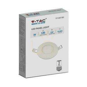 V-TAC VT-307 Round LED Panel 3 W 2700 K Ø84 mm small 3