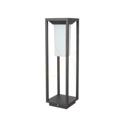 Check V-TAC 4W LED SAMSUNG CHIP Grey 2-function IP65 VT-66-N 3000K 280lm Solar Garden Pole 3 Years Warranty