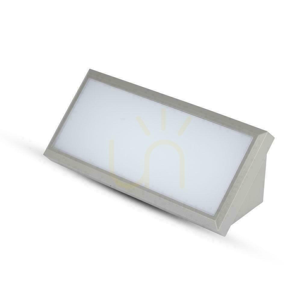 View V-TAC 12W LED Beveled Gray IP65 VT-8054-N 6400K 1250lm Wall Luminaire. V-TAC 12W LED Beveled Gray IP65 VT-8054-N 6400K 1250lm Wall Luminaire.