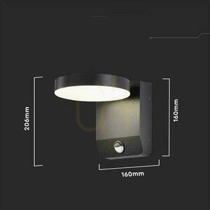 Projector Façade Luminaire V-TAC 17W LED Motion Sensor Round Black IP65 VT-11020S 4000K 2520lm 6 Projector Façade Luminaire V-TAC 17W LED Motion Sensor Round Black IP65 VT-11020S 4000K 2520lm small 6