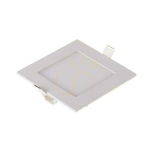Check V-TAC Premium LED Downlight Panel 6W Square 120x120 VT-607 6400K 490lm