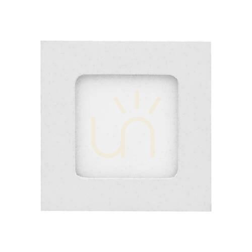 Check V-TAC Premium LED Downlight Panel 6W Square 120x120 VT-607 6400K 490lm