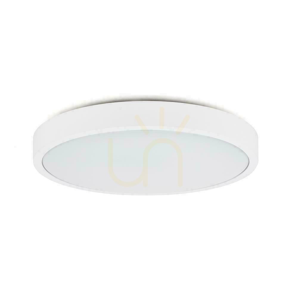 V-TAC 30W LED Plafond Round IP44 42cm White VT-8630W-RD 3000K 3000lm.