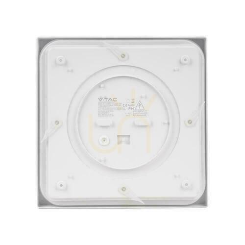 Check Plafond V-TAC 18W LED Square IP44 23x23cm White VT-8618W-SQ 6500K 1800lm.