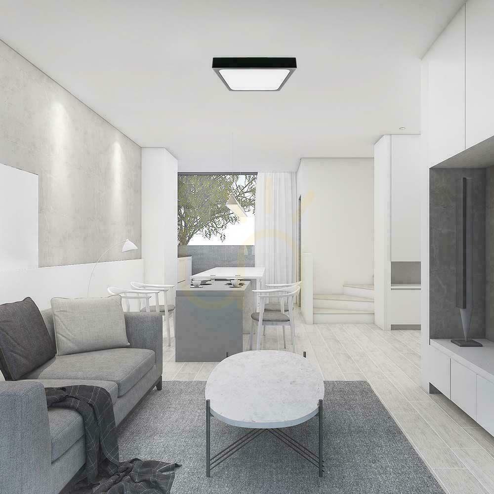 Check Plafond V-TAC 30W LED Square IP44 42x42cm Black VT-8630B-SQ 6500K 3000lm Plafond V-TAC 30W LED Square IP44 42x42cm Black VT-8630B-SQ 6500K 3000lm