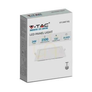 V-TAC Premium LED Downlight Panel 24W Square 300x300 VT-2407 2700K 2500lm small 2