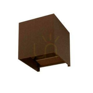 V-TAC 11W LED Wall Luminaire Top Bottom Adjustable Bronze Corten Square IP65 VT-759-12 3000K 1360lm small 0