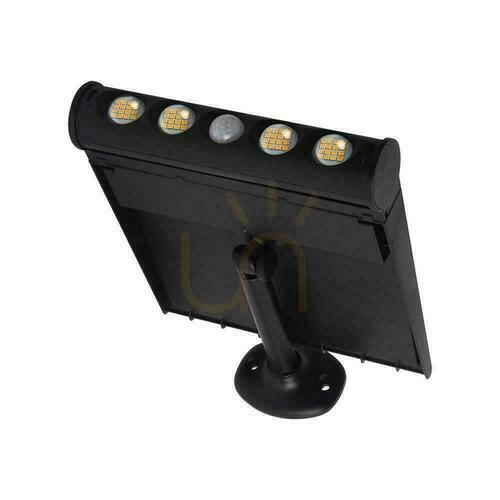 Check Solar Projector 8W LED Black 8in1 Motion Sensor IP65 V-TAC VT-11108 4000K 950lm
