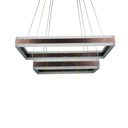 Check V-TAC 100W Soft Light Chandelier Pendant LED Luminaire Dimmable Coffee VT-101-2D-C-N 3000K 6300lm 3 Years Warranty