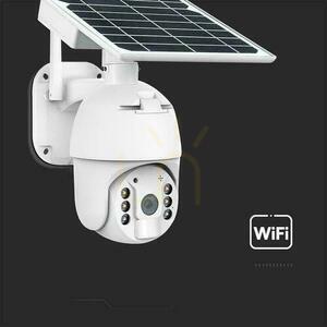 V-TAC WiFi HD SMART Solar PTZ Outdoor Camera IR White VT-11024 1 V-TAC WiFi HD SMART Solar PTZ Outdoor Camera IR White VT-11024 small 1