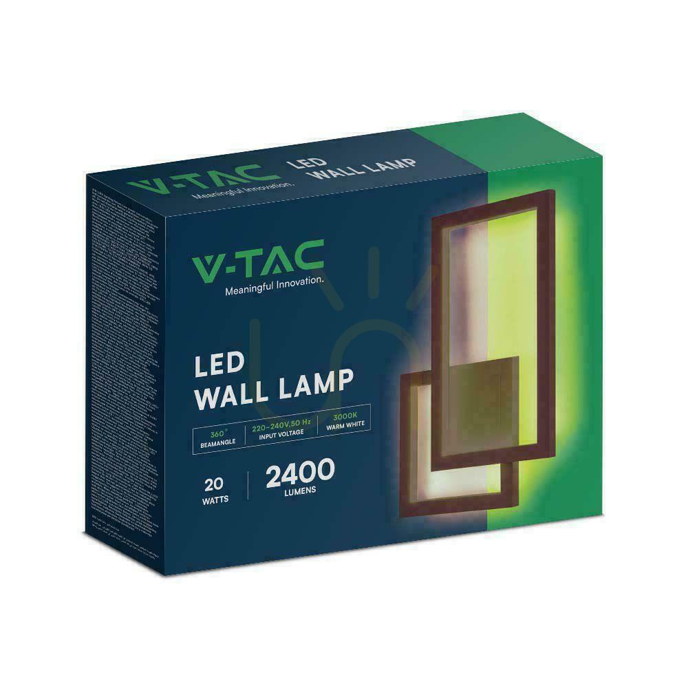 Preview LED wall lamp V-TAC 20W Bronze Corten VT-11120-C 3000K 2400lm. LED wall lamp V-TAC 20W Bronze Corten VT-11120-C 3000K 2400lm.