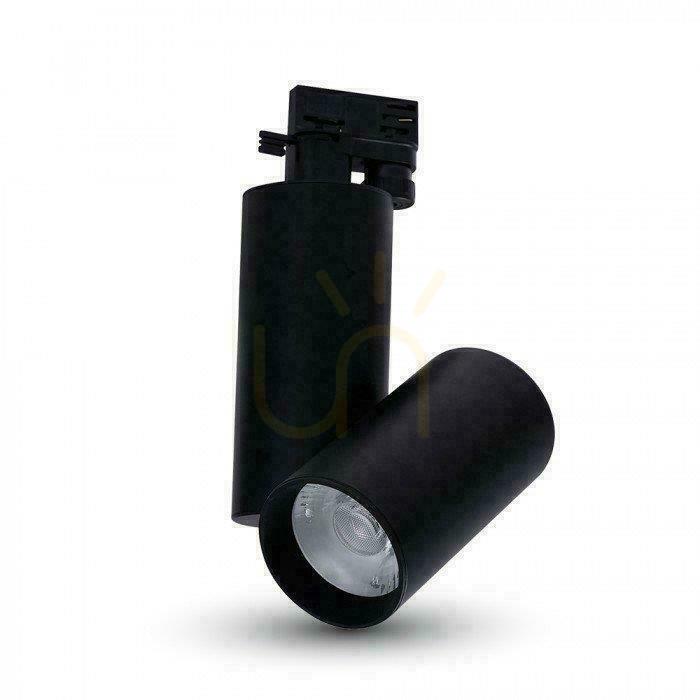 LED luminaire V-TAC Rail System 3F 15W 24st Black VT-4615B 6400K 1350lm 5 Years Warranty