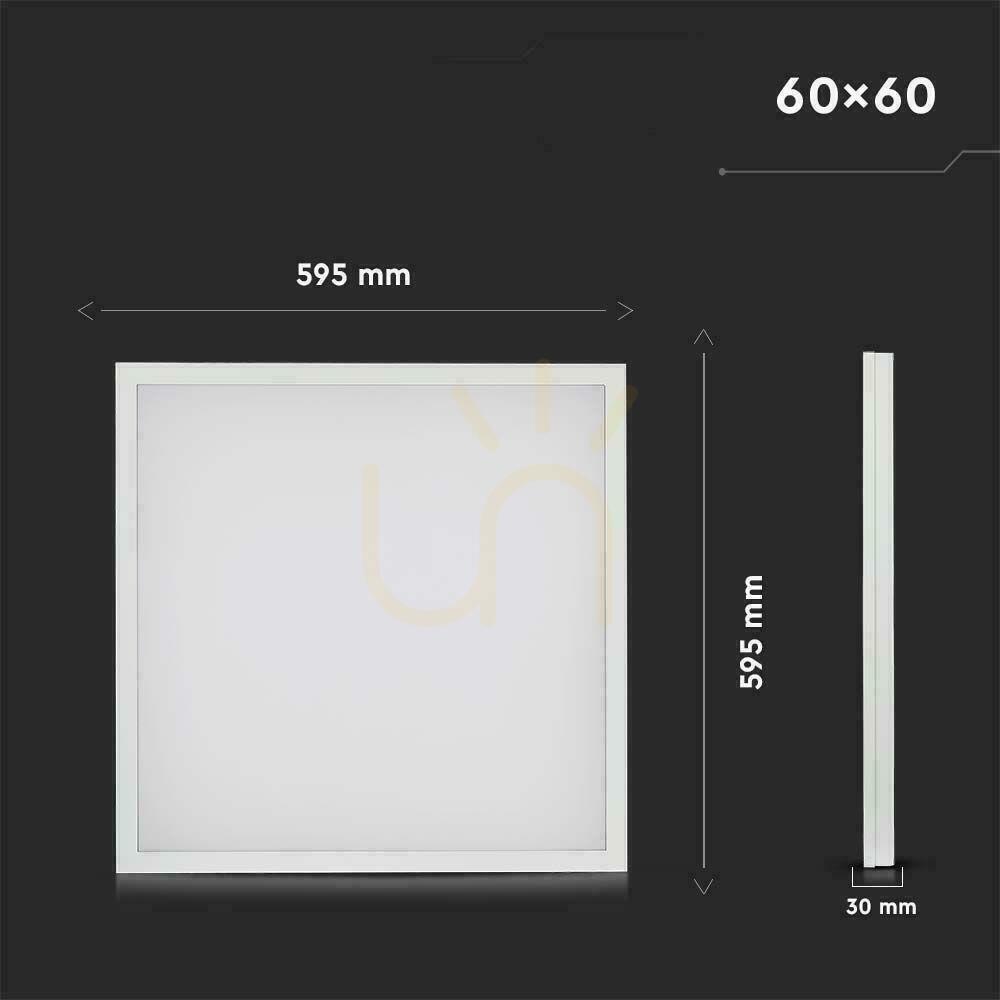 Show V-TAC 36W 600x600 3in1 surface/flush mount LED panel VT-6139 4000K 3960lm V-TAC 36W 600x600 3in1 surface/flush mount LED panel VT-6139 4000K 3960lm