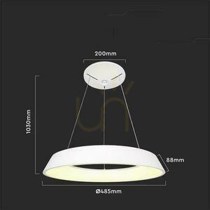 V-TAC 48W LED TRIAC Pendant Luminaire White VT-7755 4000K 5000lm small 1