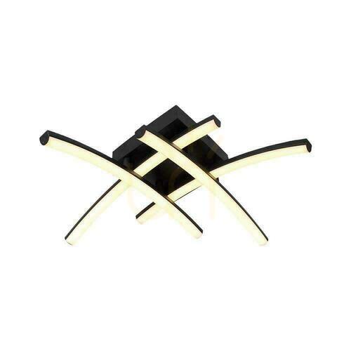 Check V-TAC 24W LED Ceiling Luminaire Black VT-7790 3000K 2500lm