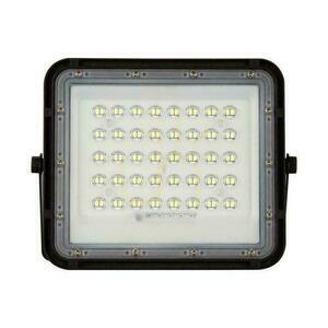 V-TAC 10W Solar LED Floodlight with Remote Control, AUTO, Timer, IP65 Black VT-80W 4000K 800lm. small 2