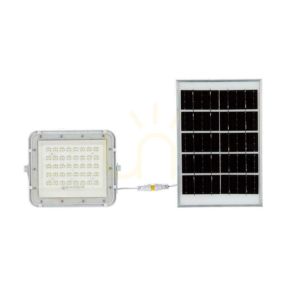 Check V-TAC 6W Solar LED Projector Pilot, AUTO, Timer, IP65 White VT-40W-W 6400K 400lm V-TAC 6W Solar LED Projector Pilot, AUTO, Timer, IP65 White VT-40W-W 6400K 400lm